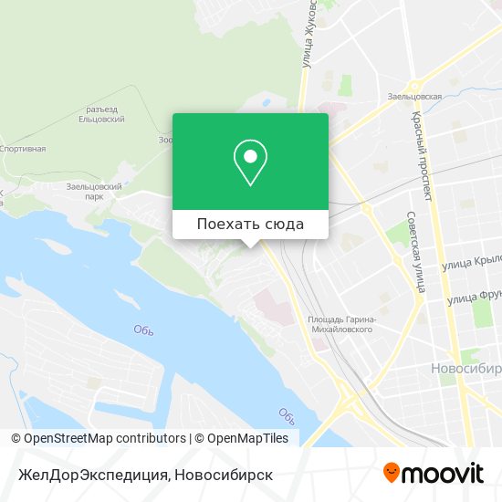 Карта ЖелДорЭкспедиция