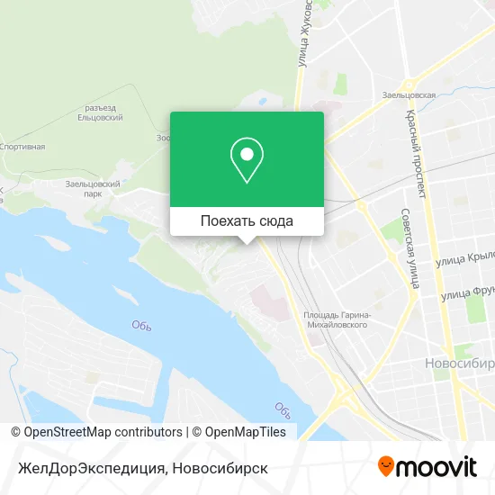 Карта ЖелДорЭкспедиция