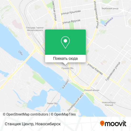 Карта Станция Центр