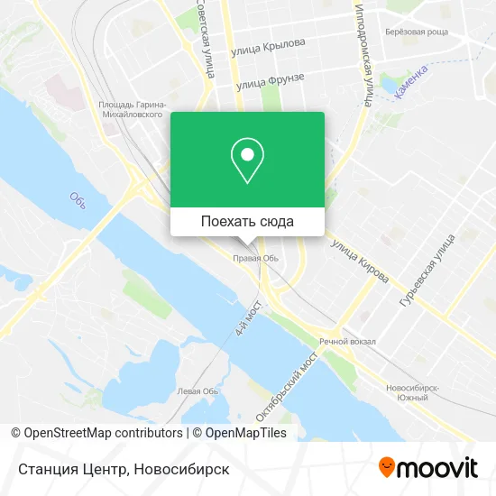 Карта Станция Центр