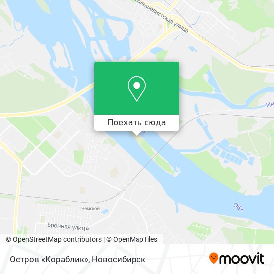 Карта Остров «Кораблик»