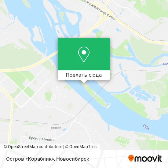 Карта Остров «Кораблик»