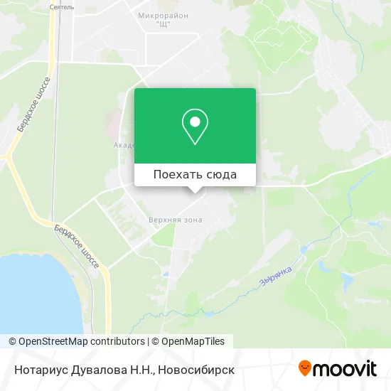 Карта Нотариус Дувалова Н.Н.