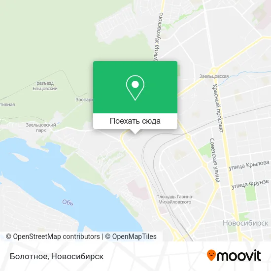 Карта Болотное