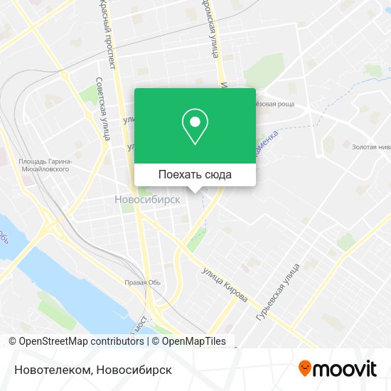 Карта Новотелеком