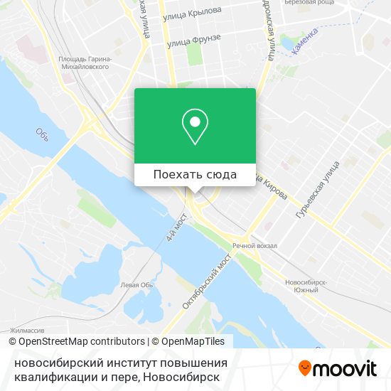 Карта новосибирский институт повышения квалификации и пере
