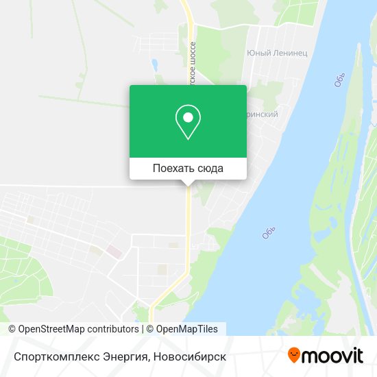 Карта Спорткомплекс Энергия