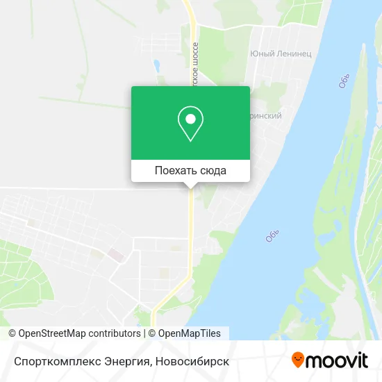 Карта Спорткомплекс Энергия