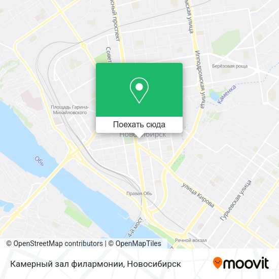 Карта Камерный зал филармонии