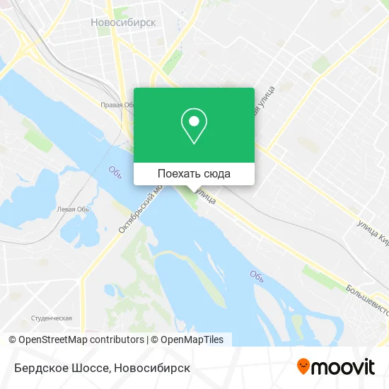 Карта Бердское Шоссе