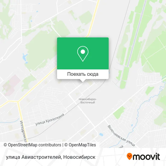 Карта улица Авиастроителей