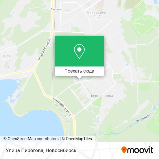 Карта Улица Пирогова