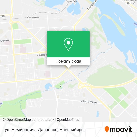 Карта ул. Немировича-Данченко