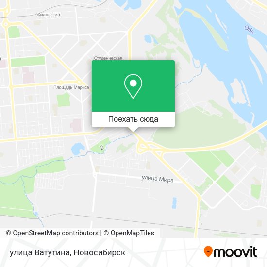 Карта улица Ватутина