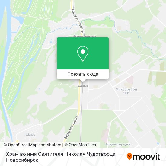 Карта Храм во имя Святителя Николая Чудотворца