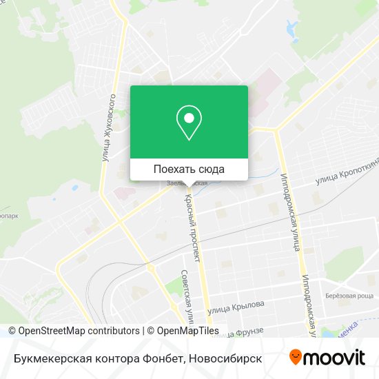 Карта Букмекерская контора Фонбет