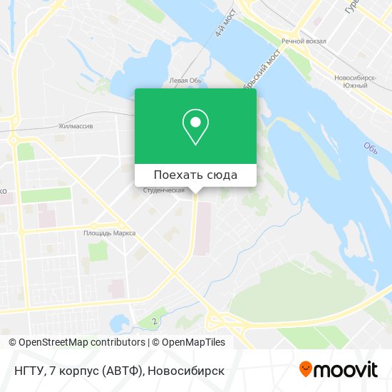 Карта НГТУ, 7 корпус (АВТФ)