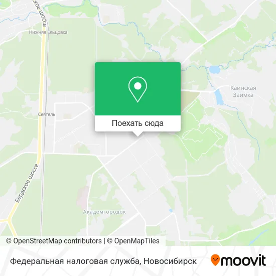 Карта Федеральная налоговая служба