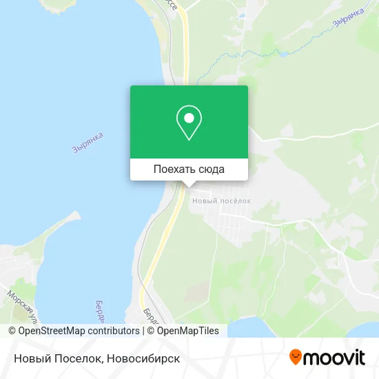 Карта Новый Поселок