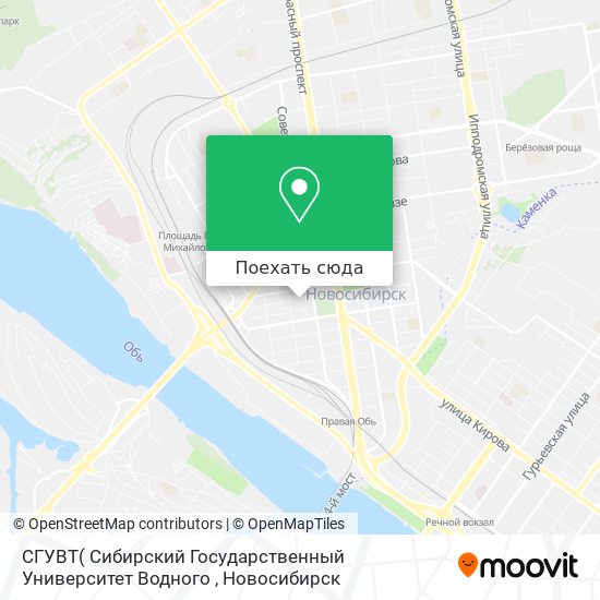 Карта СГУВТ