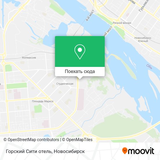 Карта Горский Сити отель