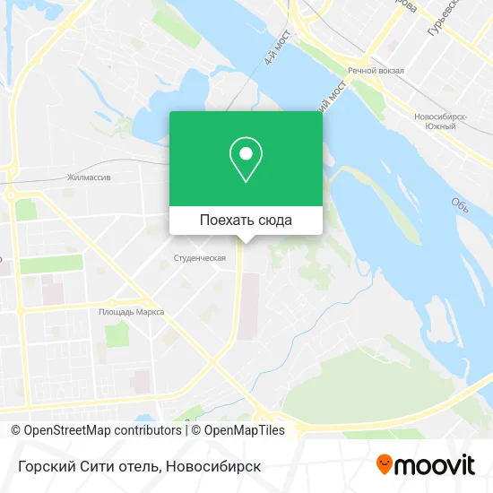 Карта Горский Сити отель