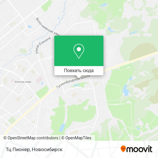 Карта Тц Пионер