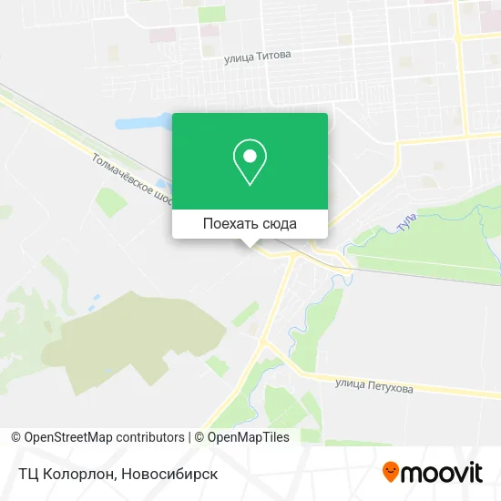 Карта ТЦ Колорлон