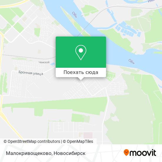 Карта Малокривощеково