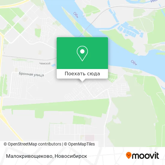 Карта Малокривощеково