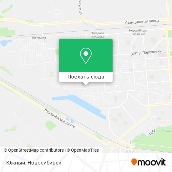 Карта Южный