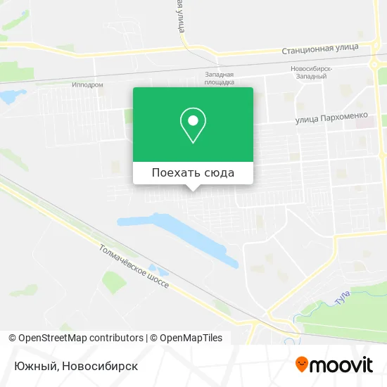 Карта Южный