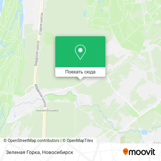 Карта Зеленая Горка