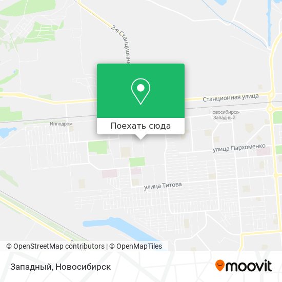 Карта Западный