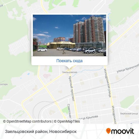 Карта Заельцовский район
