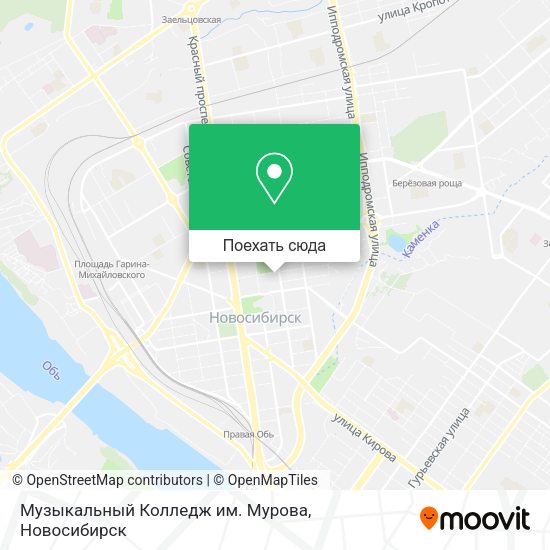 Карта Музыкальный Колледж им. Мурова