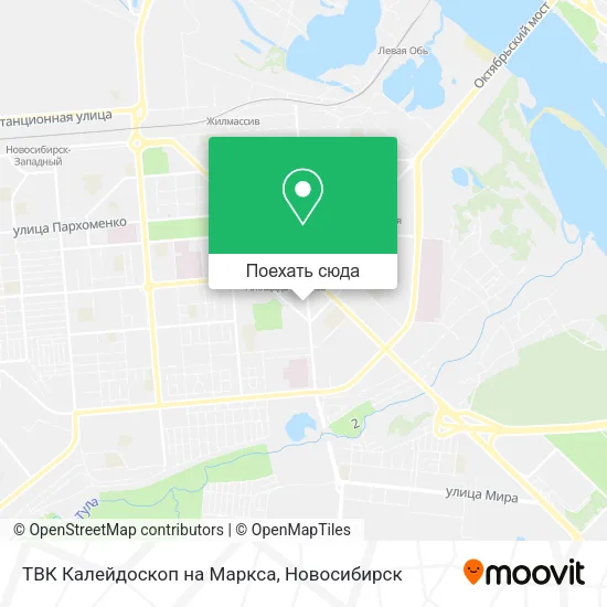 Карта ТВК Калейдоскоп на Маркса