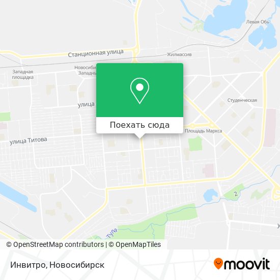 Карта Инвитро