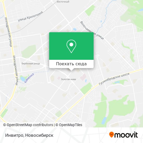 Карта Инвитро