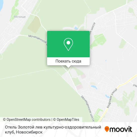 Карта Отель  Золотой лев   культурно-оздоровительный клуб