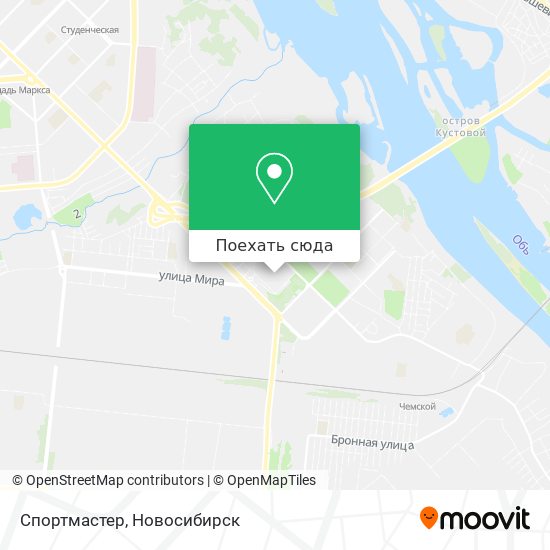 Карта Спортмастер