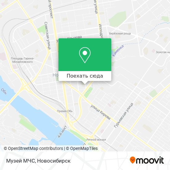 Карта Музей МЧС