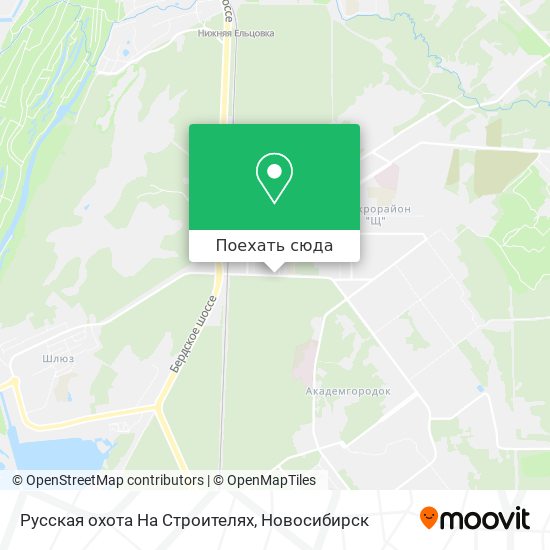 Карта Русская охота На Строителях