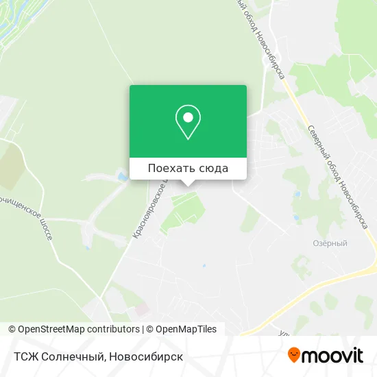 Карта ТСЖ Солнечный