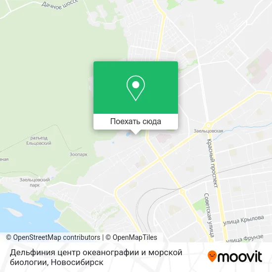 Карта Дельфиния  центр океанографии и морской биологии