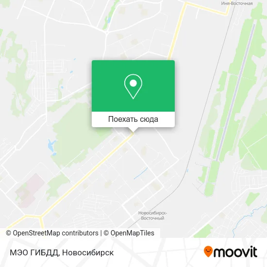 Карта МЭО ГИБДД
