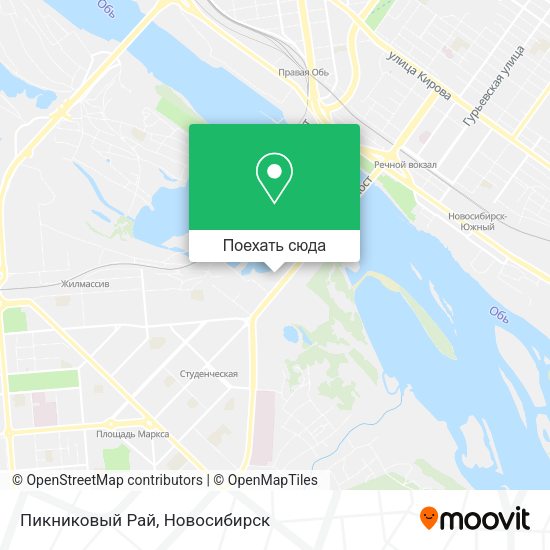 Карта Пикниковый Рай