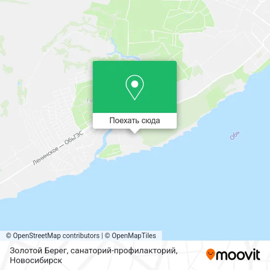 Карта Золотой Берег, санаторий-профилакторий