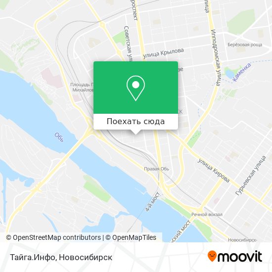 Карта Тайга.Инфо