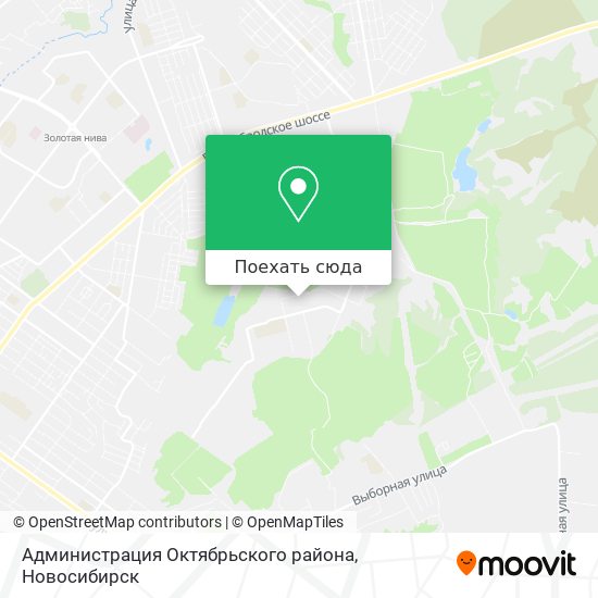 Карта Администрация Октябрьского района